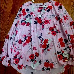 Pink floral Blouse